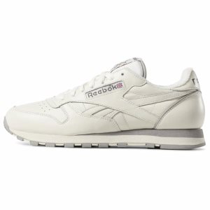 Reebok Classic Leather 1983 TV Turnschuhe Herren - Weiß/DunkelGrau - DE 051-AUR